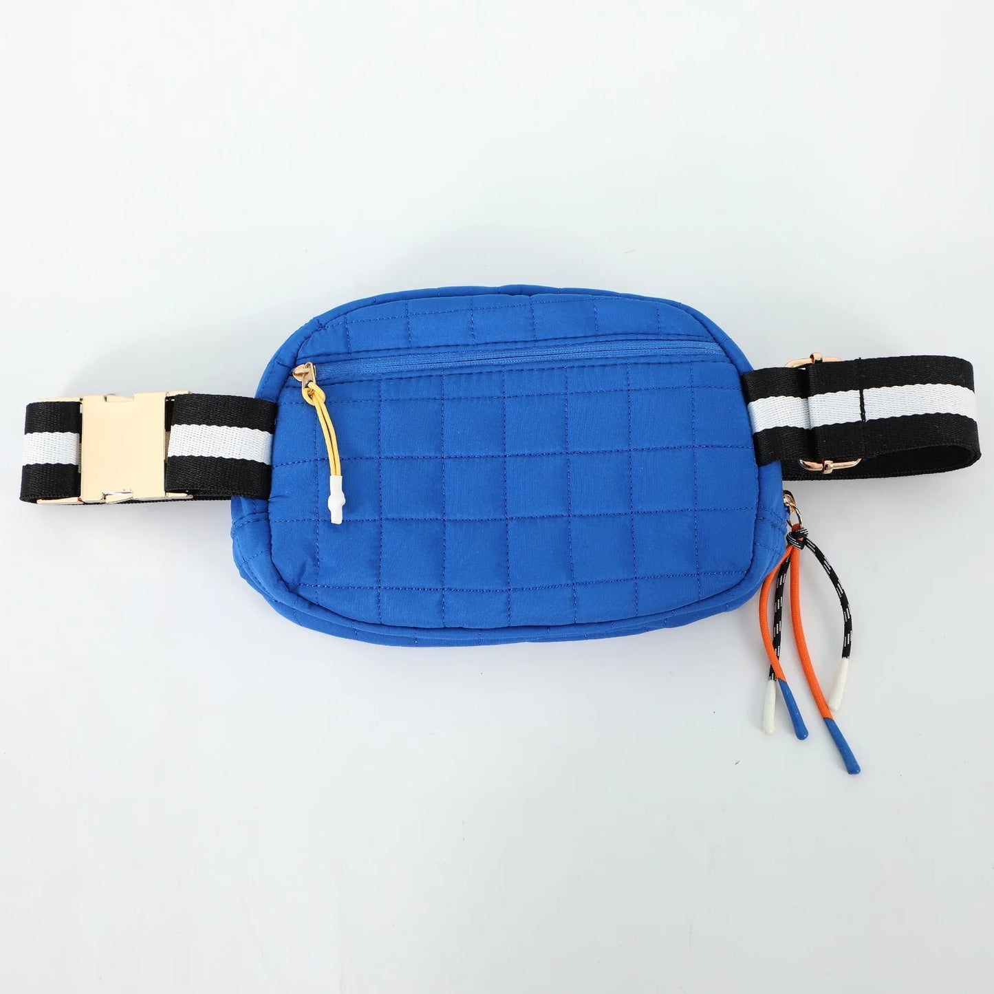 Quilted Plaid Crossbody Waist Bag by Bennu