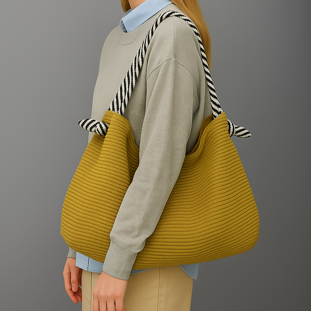Bolso de hombro de pana de Bennu