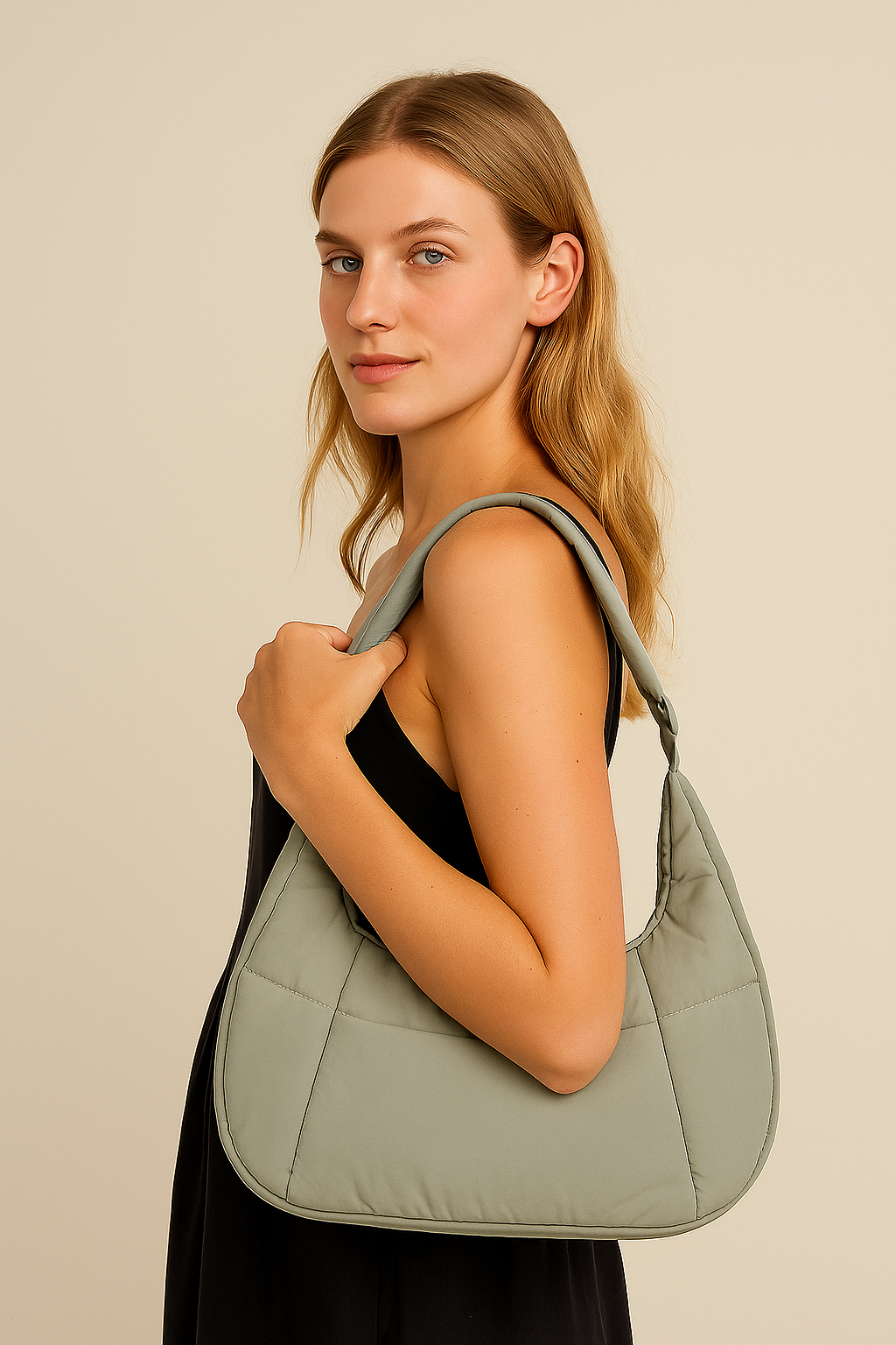 Nylon soft crossbody shoulder bag by Bennu