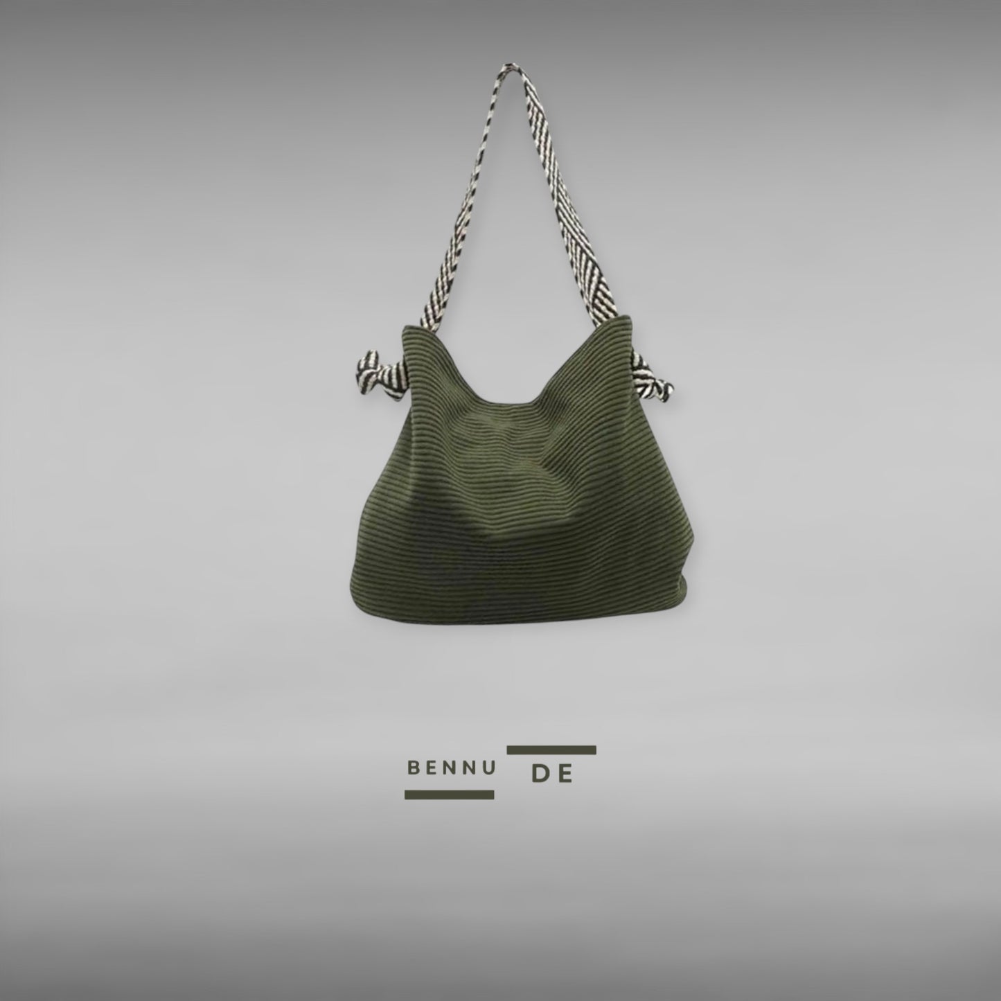 Bolso de hombro de pana de Bennu