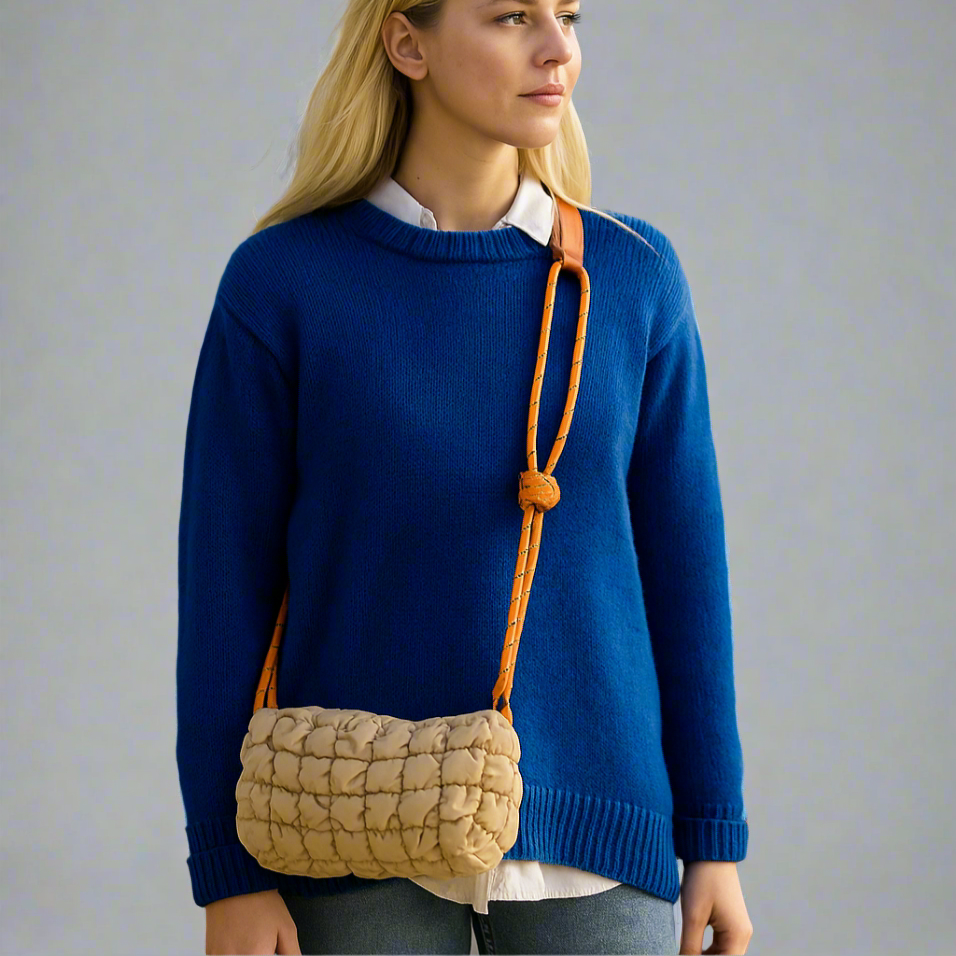 Bolso bandolera acolchado de Bennu