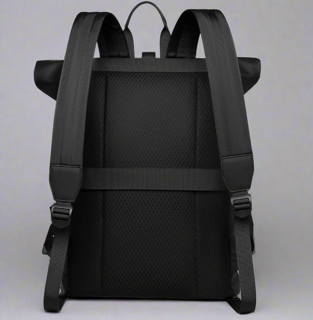 PU recycled leather backpack by bennu
