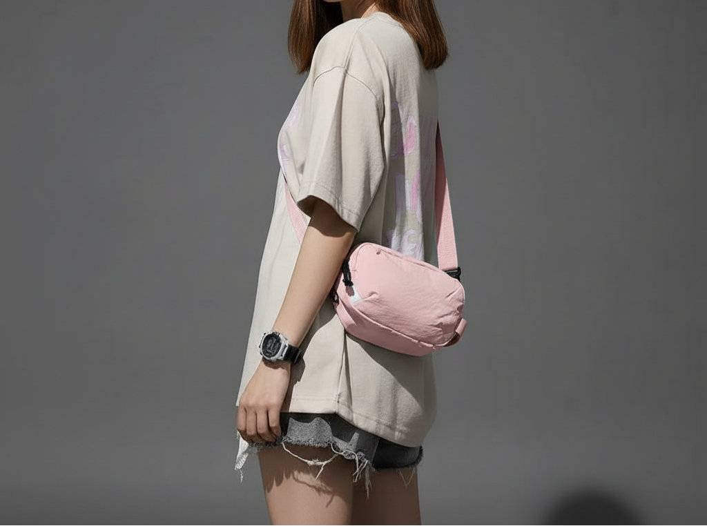 Lightweight three-layer crossbody bag by Bennu
